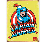 Image of Tin Signs Captain America Retro Tin Sign