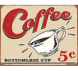 Image of Tin Signs Coffee 5 Cents Sign