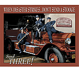 Image of Tin Signs Stooges Fire Dept Tin Sign