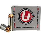 Image of Underwood Ammo 10mm Auto 150 Grain Xtreme Hunter Solid Monolithic Nickel Plated Brass Cased Pistol Ammunition