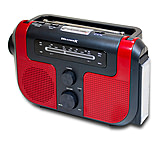 Image of WeatherX AM/FM Radio w/ Flashlight, Rechargable Batteries, Hand crank, Solar charging and Emergency siren