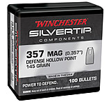 Image of Winchester Ammo Centerfire Handgun Reloading 357 Mag .357 145 Gr Silvertip Holl WB357S145X