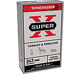 Image of Winchester Super-X RIFLE .243 Winchester 80 grain Jacketed Soft Point Brass Cased Centerfire Rifle Ammunition