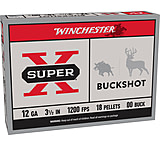 Image of Winchester Super-X Shotshell 12 Gauge 18 Pellets 3.5&quot; Shotgun Buckshot Ammunition