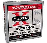 Image of Winchester Super-X Shotshell 410 Bore 3 Pellets 2.5&quot; Shotgun Buckshot Ammunition