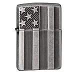 Image of Zippo Classic US Flag Deep Carve Lighter