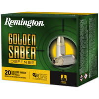 Remington Golden Saber Defense .38 Special +P 125 Grain Jacket Hollow Point Brass Cased Pistol Ammunition