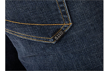 Image of 5.11 Tactical Defender Flex Slim Jeans - Mens, W38, L36, Stone Wash Indigo, 74465-648-38-36