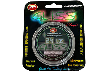 Image of Ardent Gliss Ice Polyethylene Fishing Line, 24lb, 150yd Spool, Green, GL24G-150-ICE