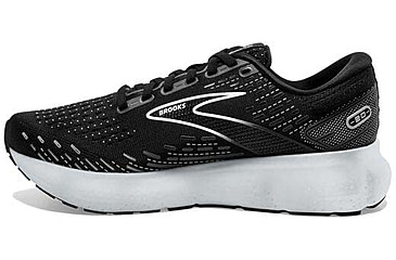 Image of Brooks Glycerin 20 Running Shoes - Womens, Medium, Black/White/Alloy, 8.5, 1203691B059.085