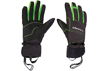 Image of C.A.M.P. G Comp Warm Gloves, Black/Green, Small, 3396S