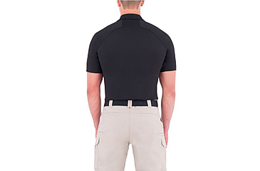 Image of First Tactical Mens Performance Ss Polo, Black, Small 112509-019-S