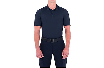 Image of First Tactical Mens Performance Ss Polo, Midnight Navy, Large 112509-729-L