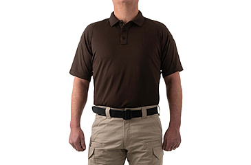 Image of First Tactical Performance Short Sleeve Polo - Mens, Kodiak Brown, Small, 112509-182-S