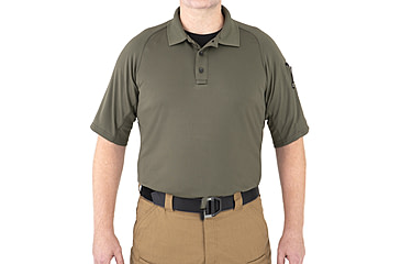 Image of First Tactical Performance Short Sleeve Polo - Mens, OD Green, Medium, 112509-830-M