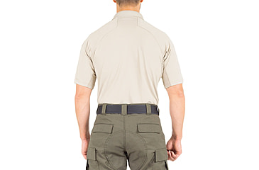 Image of First Tactical Performance Short Sleeve Polo - Mens, Silver Tan, 3XL, 112509-065-3XL