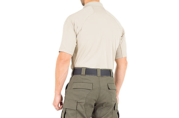 Image of First Tactical Performance Short Sleeve Polo - Mens, Silver Tan, 3XL, 112509-065-3XL