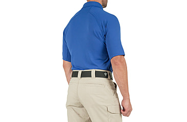 Image of First Tactical Performance Short Sleeve Polo - Mens, Regular, Academy Blue, 5XL, 112509-691-5XL-R