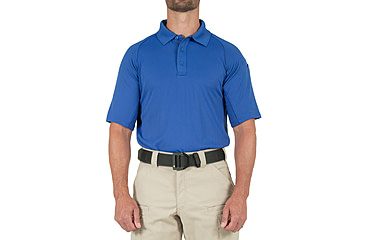 Image of First Tactical Performance Short Sleeve Polo - Mens, Regular, Academy Blue, 5XL, 112509-691-5XL-R