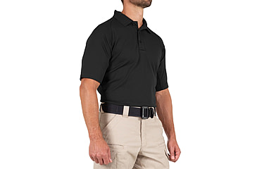 Image of First Tactical Performance Short Sleeve Polo - Mens, Regular, Black, 5XL, 112509-019-5XL-R