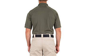 Image of First Tactical Performance Short Sleeve Polo - Mens, Regular, OD Green, 5XL, 112509-830-5XL-R