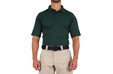 Image of First Tactical Performance Short Sleeve Polo - Mens, Regular, Spruce Green, 5XL, 112509-812-5XL-R