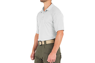 Image of First Tactical Performance Short Sleeve Polo - Mens, White, Medium, 112509-010-M