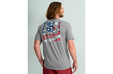 Image of HUK Performance Fishing Americana Sketch Tee - Mens, Night Owl, Large, H1000536-016-L