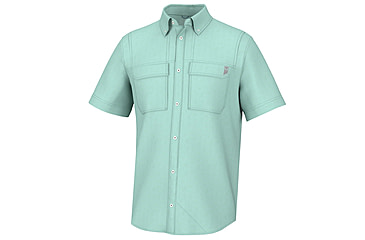 Image of HUK Performance Fishing Back Draft SS Shirt - Mens, Eggsheel Blue, XL, H1500183-494-XL