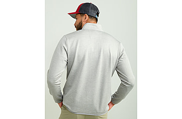 Image of HUK Performance Fishing Cold Front 1/4 Zip Pullover - Mens, Harbormist Hthr, Extra Large, H1300098-054-XL