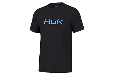 Image of HUK Performance Fishing Huk Logo Tee - Mens, Black, 2XL, H1000390-001-XXL