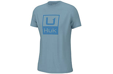 Image of HUK Performance Fishing HukD Up Logo Tee - Youth, Crystal Blue, Youth Extra Small, H7100058-497-YXS