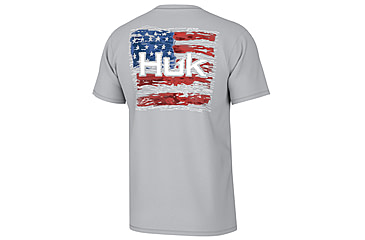 Image of HUK Performance Fishing KC Fly Flag Tee - Mens, Harbor Mist, S, H1000483-034-S