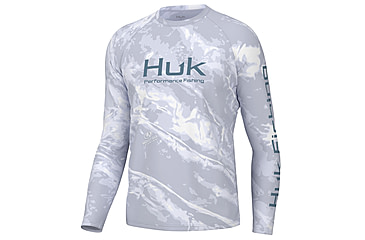 Image of HUK Performance Fishing Mossy Oak Pursuit Crew - Mens, Moe Sw Bonefish, 2XL, H1200610-978-XXL