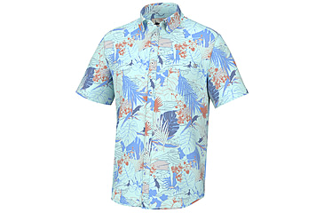 Image of HUK Performance Fishing Radical Botanical Kona - Mens, Eggsheel Blue, 3XL, H1500195-494-XXXL