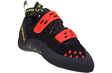 Image of La Sportiva Tarantula Climbing Shoes - Men's, Black/Poppy, 42.5, 30J-999311-42.5