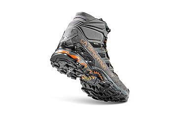 Image of La Sportiva Ultra Raptor II Mid GTX Hiking Shoes - Mens, Carbon/Hawaiian Sun, 43, 34B-900208-43