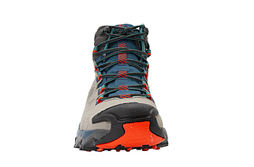 Image of La Sportiva Ultra Raptor II Mid Leather GTX Hiking Shoes - Womens, Grey/Cherry Tomato, 38, ZFHS097-G01R22-38