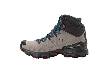 Image of La Sportiva Ultra Raptor II Mid Leather GTX Hiking Shoes - Womens, Grey/Cherry Tomato, 38, ZFHS097-G01R22-38