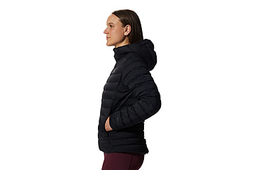 Image of Mountain Hardwear Deloro Down Full Zip Hoody - Womens, Black, Small, 2004161010-Black-S