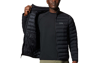 Image of Mountain Hardwear Deloro Down Jacket - Mens, Black, 2XL, 2004001010-BLACK-XXL