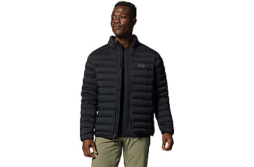 Image of Mountain Hardwear Deloro Down Jacket - Mens, Black, 2XL, 2004001010-BLACK-XXL