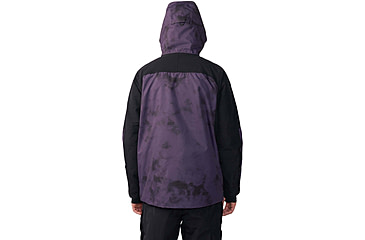 Image of Mountain Hardwear First Tracks Insulated Jacket - Mens, Blurple Ice Dye Print, Extra Large, 2043351598BIDP-XL