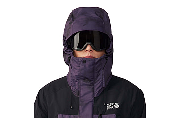 Image of Mountain Hardwear First Tracks Insulated Jacket - Mens, Blurple Ice Dye Print, Extra Large, 2043351598BIDP-XL