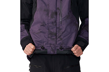 Image of Mountain Hardwear First Tracks Insulated Jacket - Mens, Blurple Ice Dye Print, Extra Large, 2043351598BIDP-XL