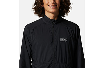 Image of Mountain Hardwear Kor AirShell Full Zip Jacket - Mens, Black, Extra Large, 1985041010-XL