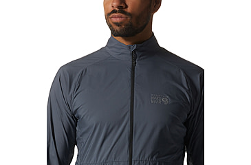 Image of Mountain Hardwear Kor AirShell Full Zip Jacket - Mens, Blue Slate, Small, 1985041450-S