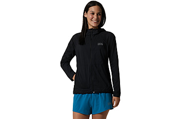 Image of Mountain Hardwear Kor AirShell Hoody - Womens, Black, Medium, 1985071010-M