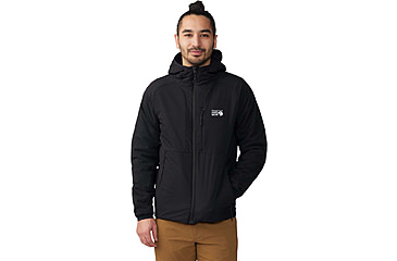 Image of Mountain Hardwear Kor Stasis Hoody - Mens, Black, Small, 2042941010-BLACK-S