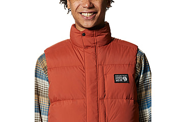 Image of Mountain Hardwear Nevadan Down Vest - Mens, Dark Copper, Large, 2004041838-Dark Copper-L